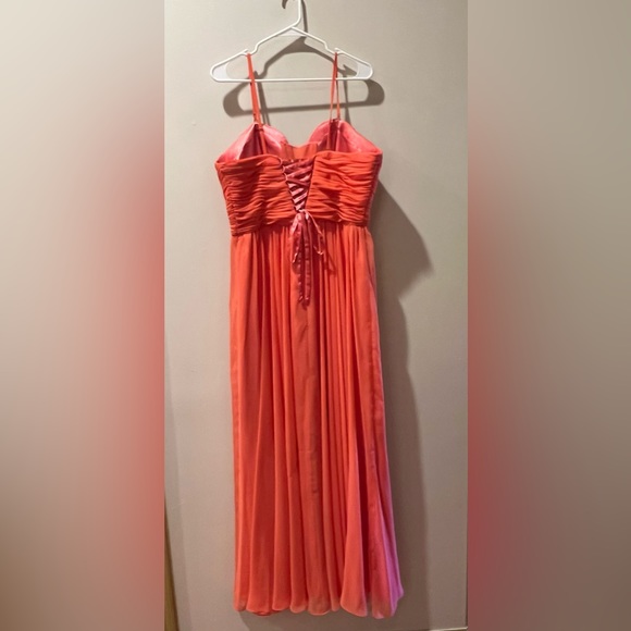 Dancing Queen Coral Formal Dress - Picture 2 of 6
